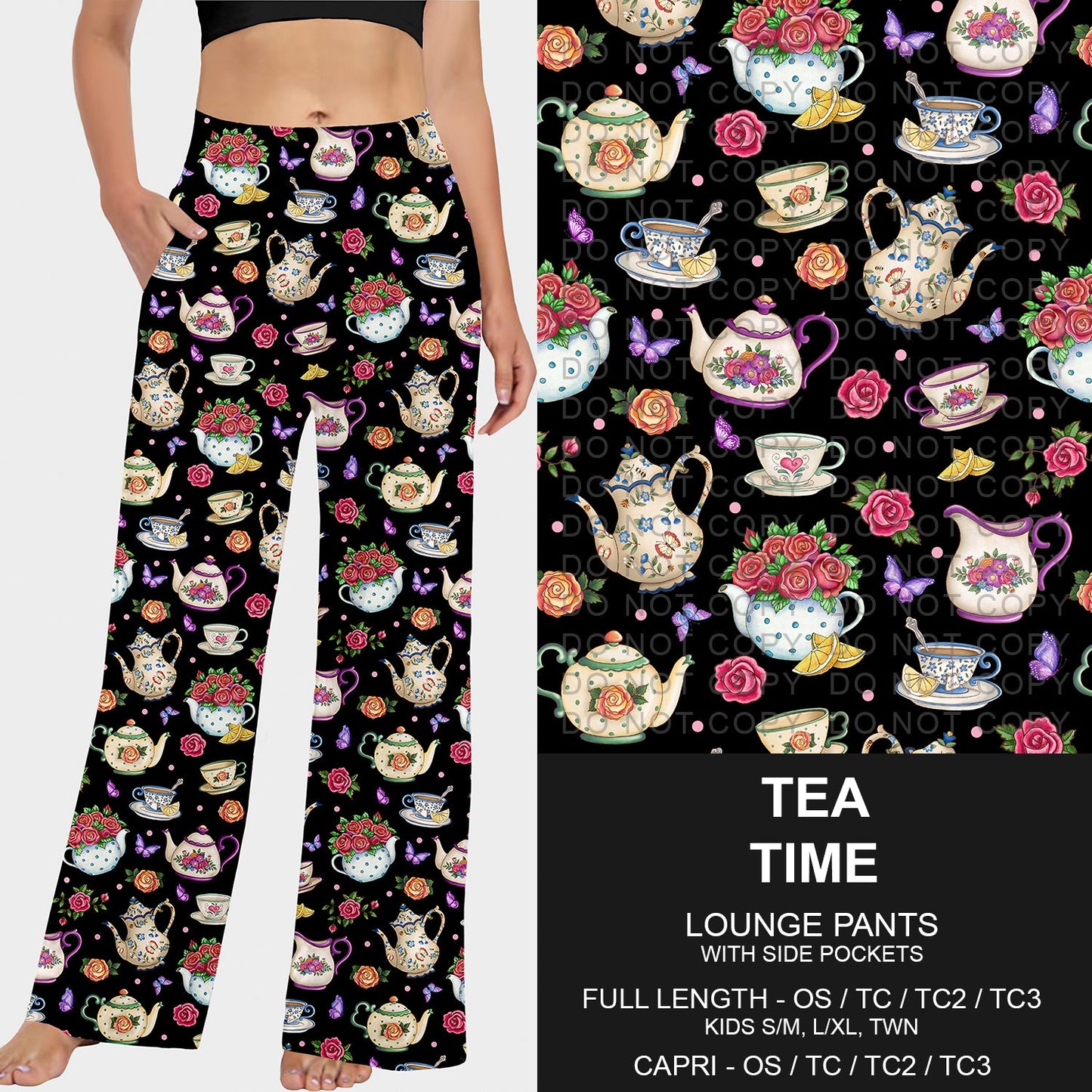 B229 - Preorder Tea Time Lounge Pants (Closes 5/18. ETA: late July)
