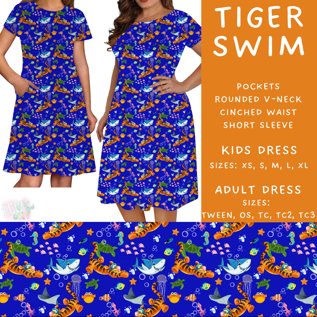 Batch #333 - Magical Summer - Closes 5/7 - ETA late June - Tiger Swim Adult & Kids Dresses
