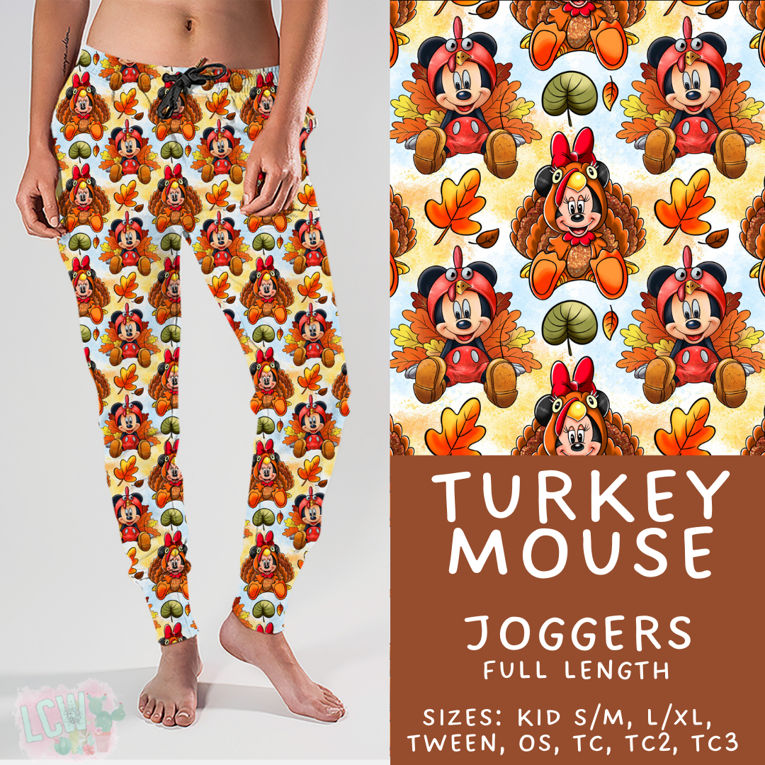 Batch #404 - Magical Fall 2 - Closes 8/29 - ETA mid/late October - Turkey Mouse Joggers