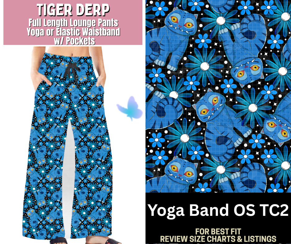 Tiger Derp Full Length Lounge Pants