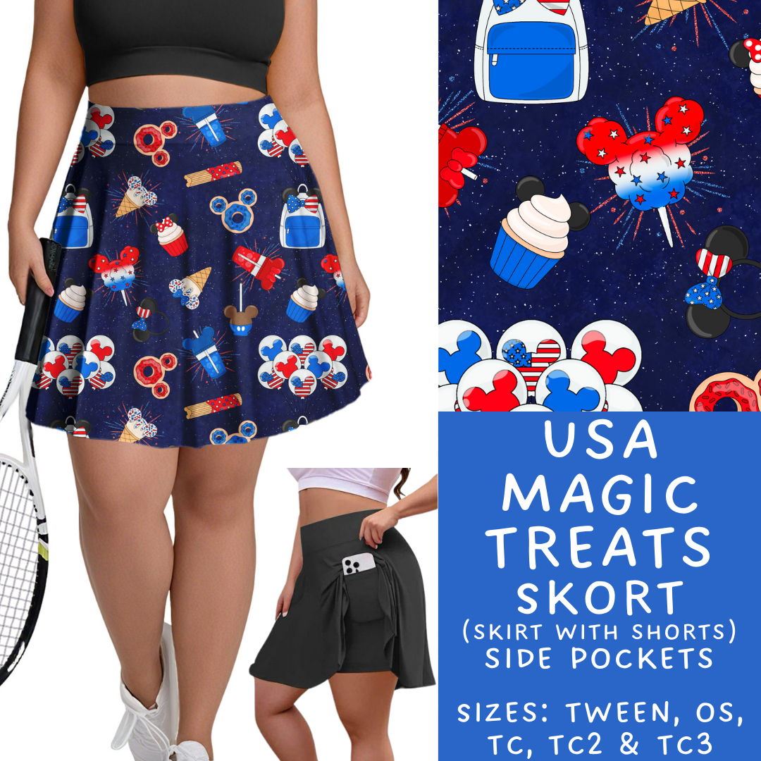 Batch #338 - Magical 4th of July - Closes 5/7 - ETA mid June - USA Magic Treats Skort