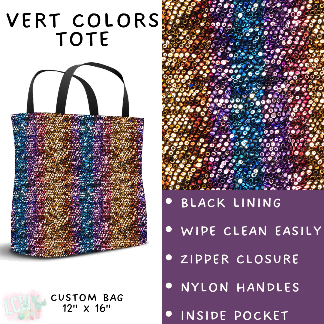 Batch #468 - Fun Run 18 - Closes 12/26 - ETA late Feb - Vert Colors Tote