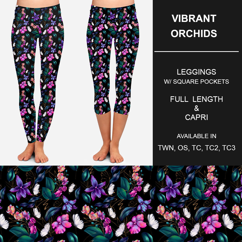 RTS - Vibrant Orchid Leggings w/ Pockets - Alonna's Legging Land