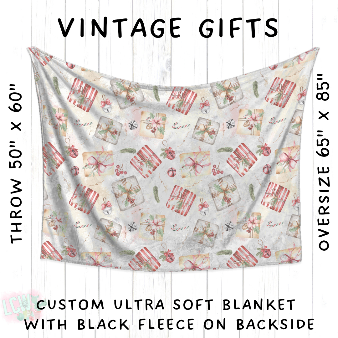 Batch #428 - Christmas Spirit - Closes 10/10 - ETA late Nov - Vintage Gifts Blanket