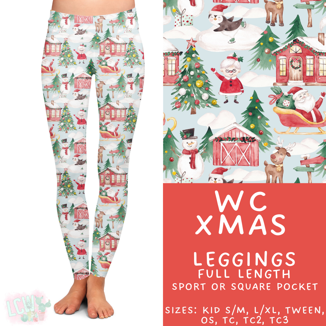 Batch #424 - Jingle All The Way - Closes 10/3 - ETA mid/late Nov - WC Xmas Full Length Leggings