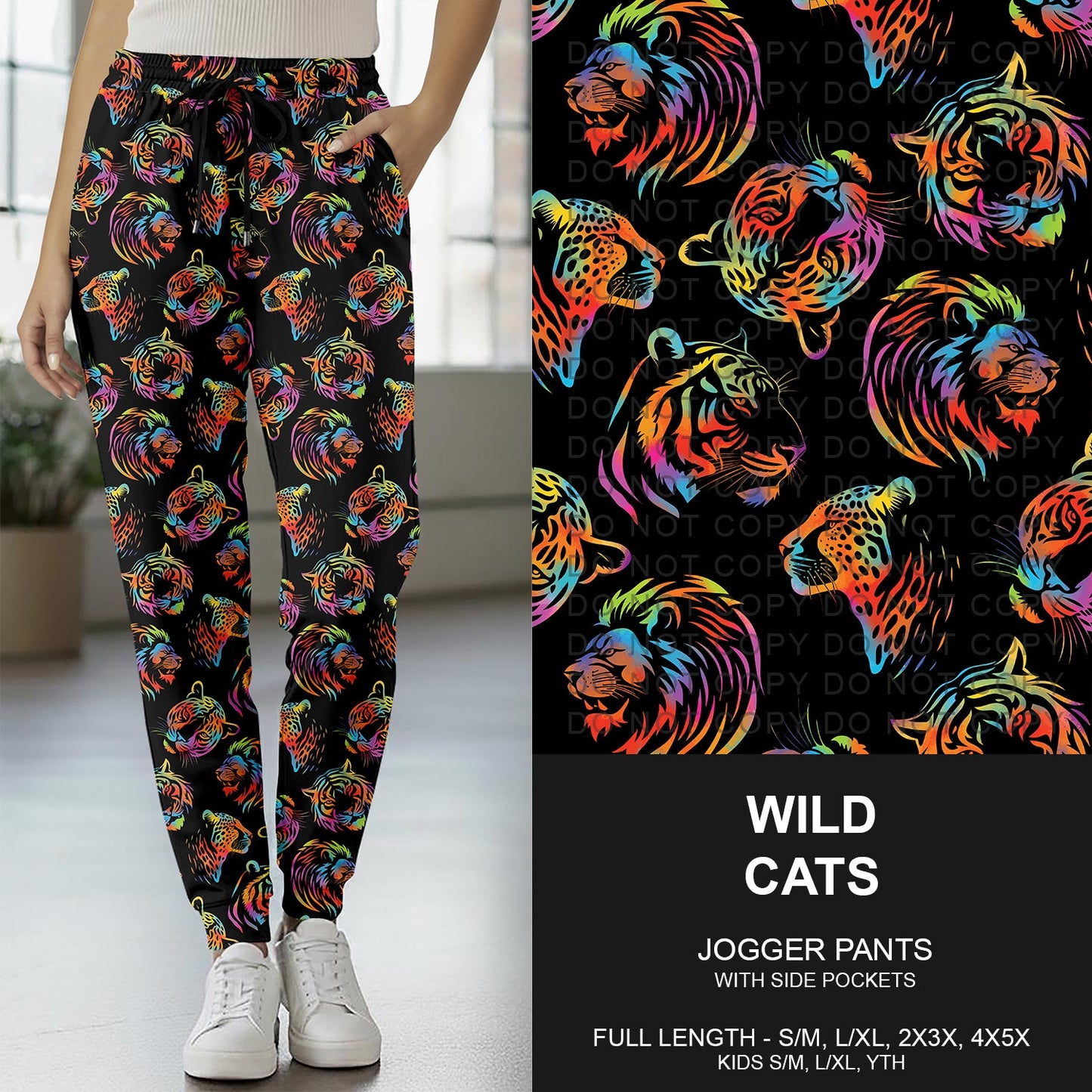 B269 - Preorder Wild Cats Joggers (Closes 12/28. ETA early March)