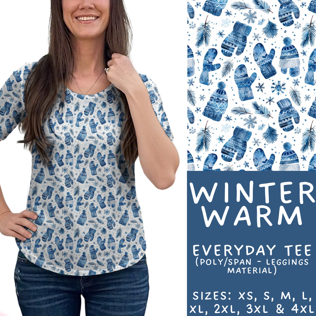 Batch #439 - Winter Watercolor 2 - Closes 10/30 - ETA mid Dec - Winter Warm Everyday Tee