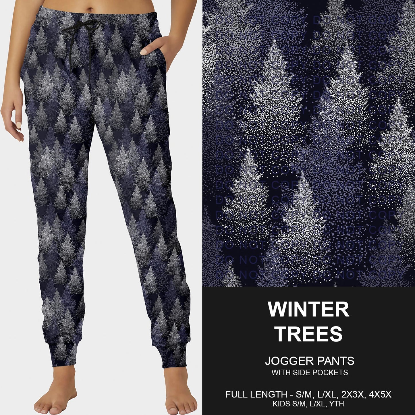 B258 - Preorder Winter Trees Joggers (Closes 11/02. ETA mid Jan.)