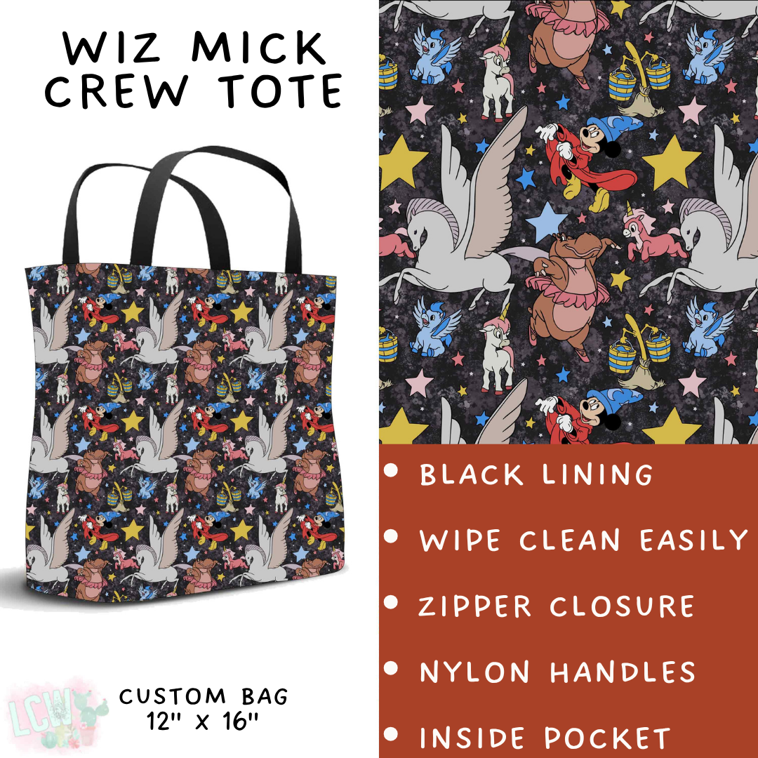 Batch #541 - Magical Faves 21 - Closes 6/10 - ETA mid August - Wiz Mick Crew Tote