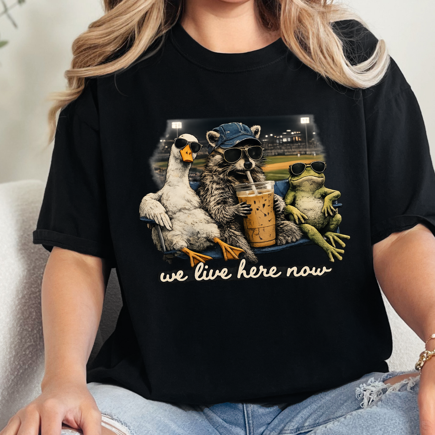 We Live Here Now Graphic Tee