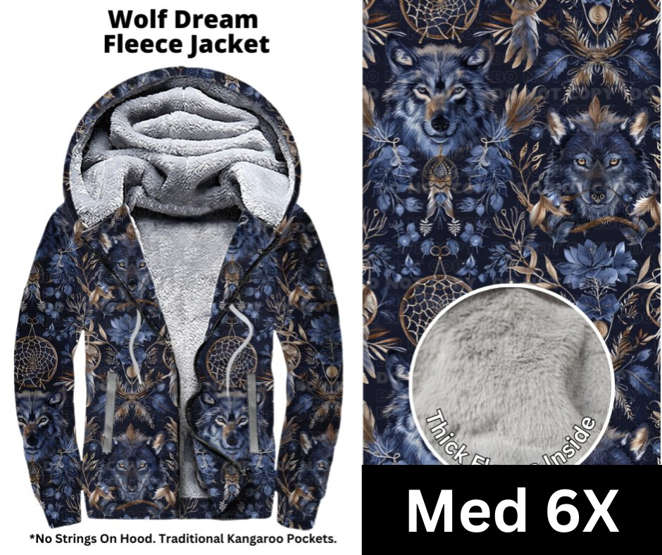 Wolf Dream Fleece Jackets