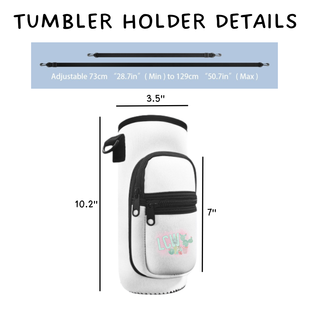 Batch #551 - Tumbler Holder 2 - Closes 7/3 - ETA early Sept - Color Stripes Tumbler Holder