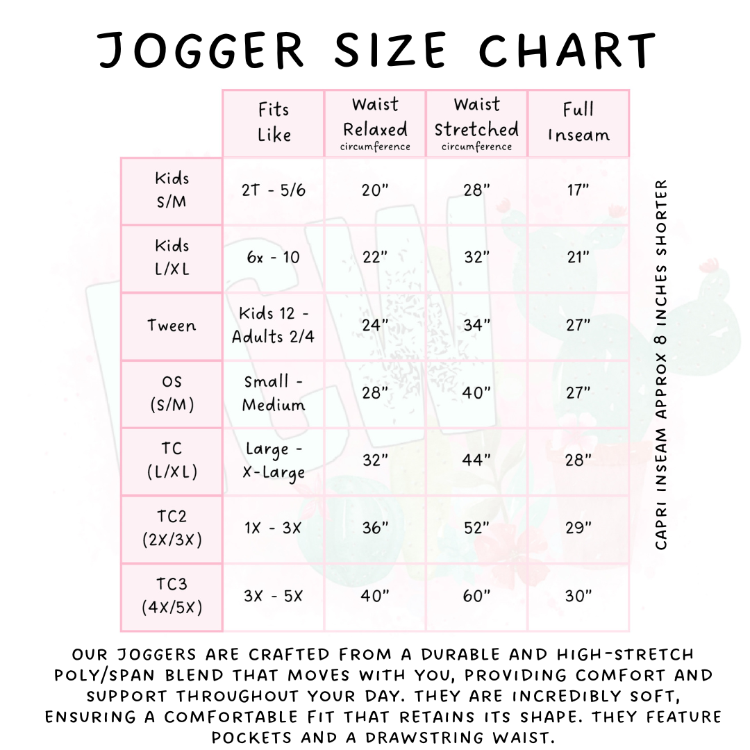Batch #407 - Fall Fun 2 - Closes 9/4 - ETA mid/late October - Fall Animals Joggers