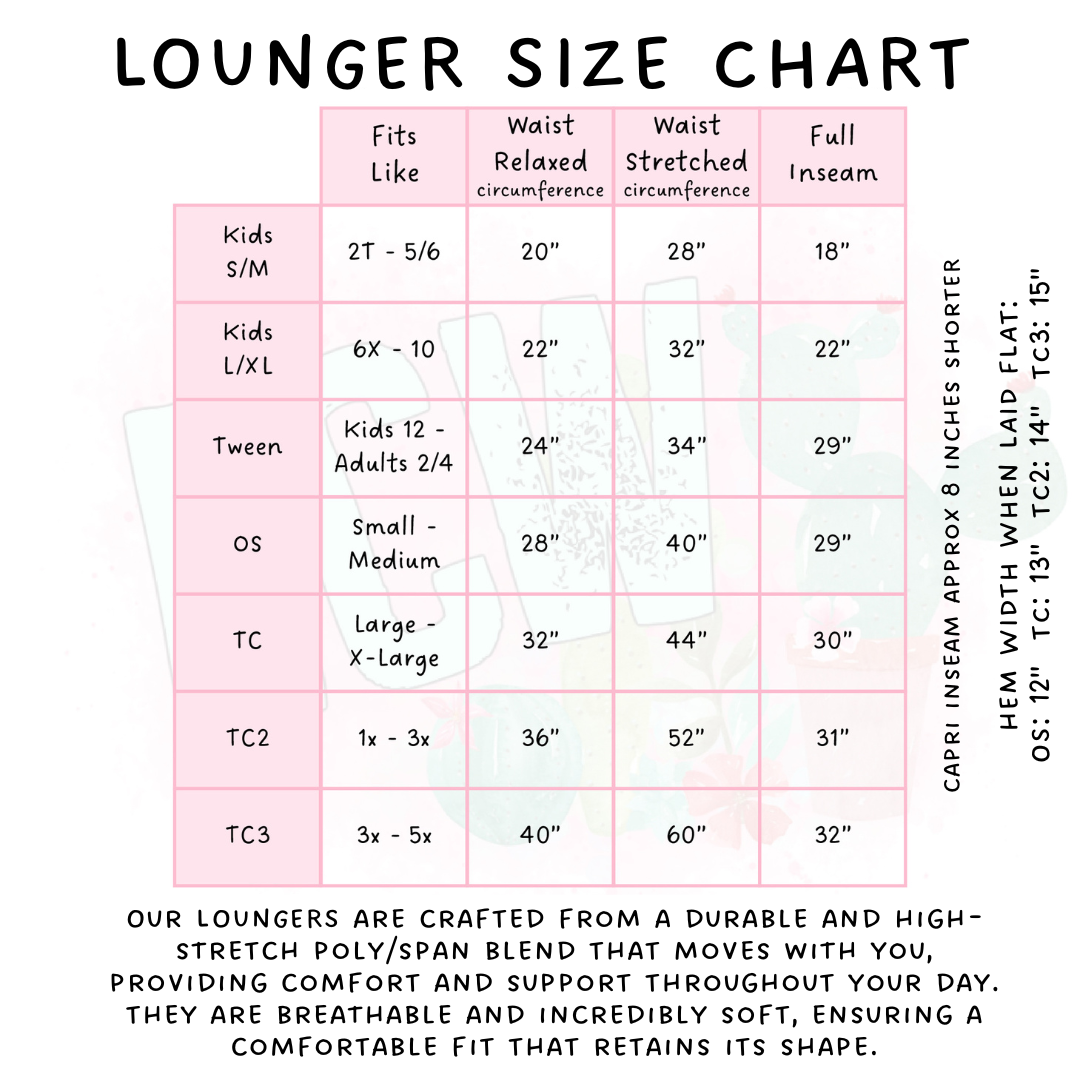 Batch #574 - HalloThanksMas - Closes 8/24 - ETA mid/late October - Gift Time Capri and Full Length Loungers