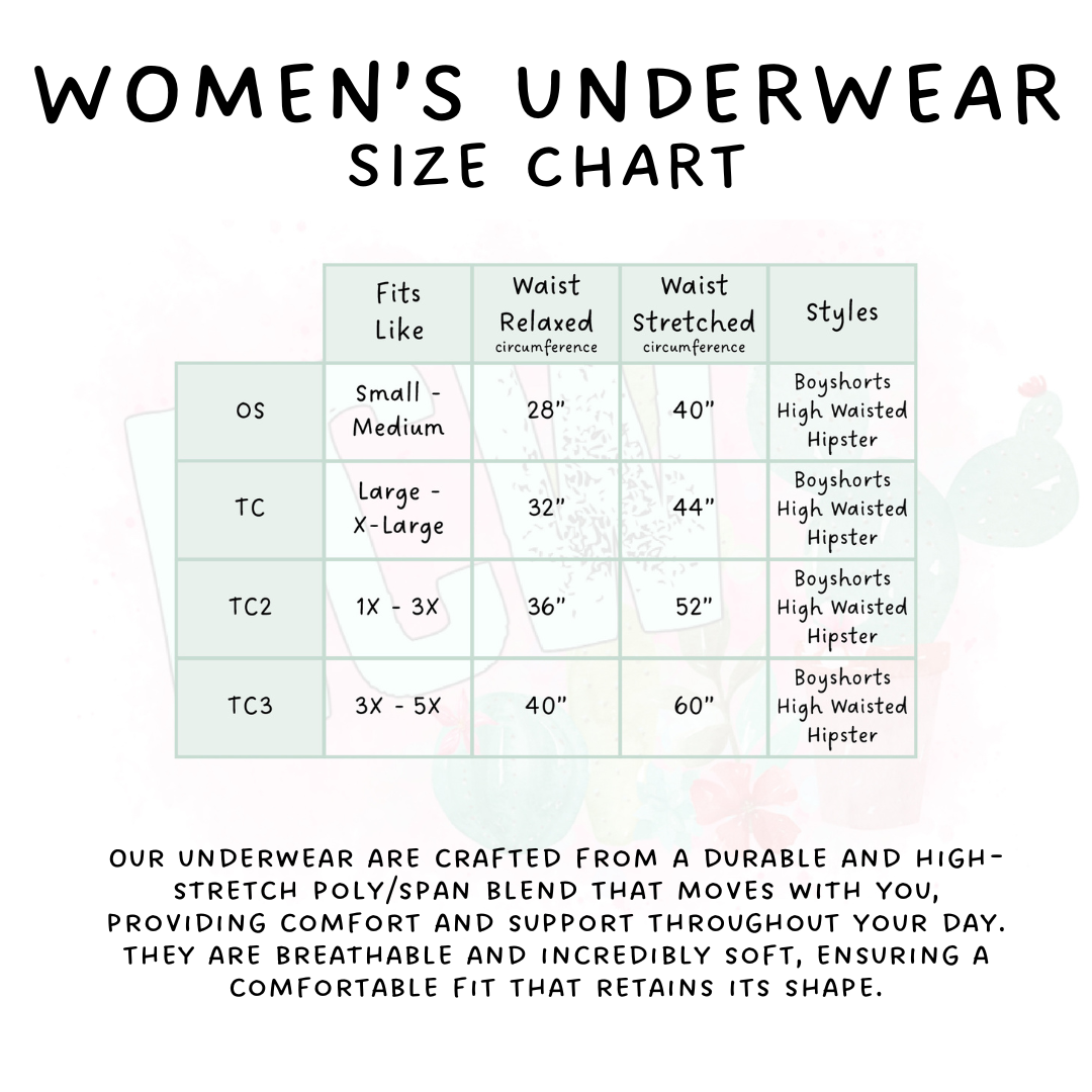 Batch #340 - Comfortable Underwear 4 - Closes 5/16 - ETA early July - Black Marble Women's Underwear
