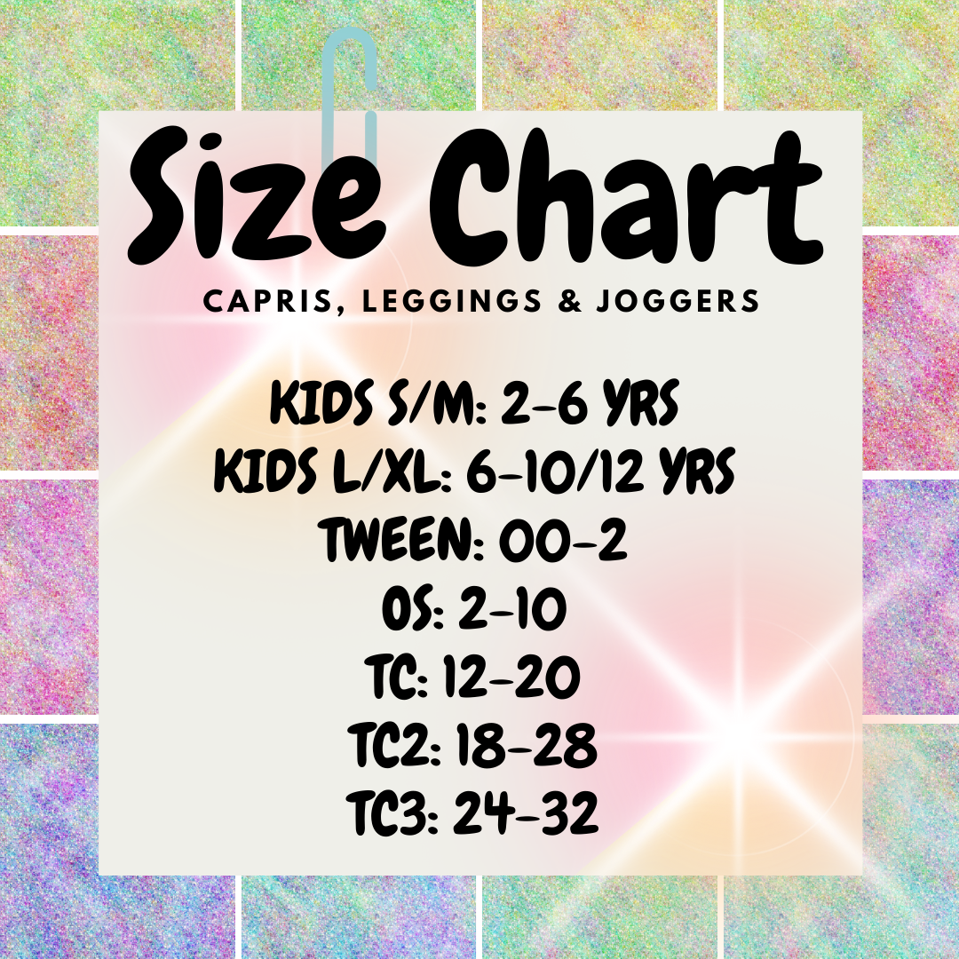 Ready To Ship - Sparkle 14 Capris