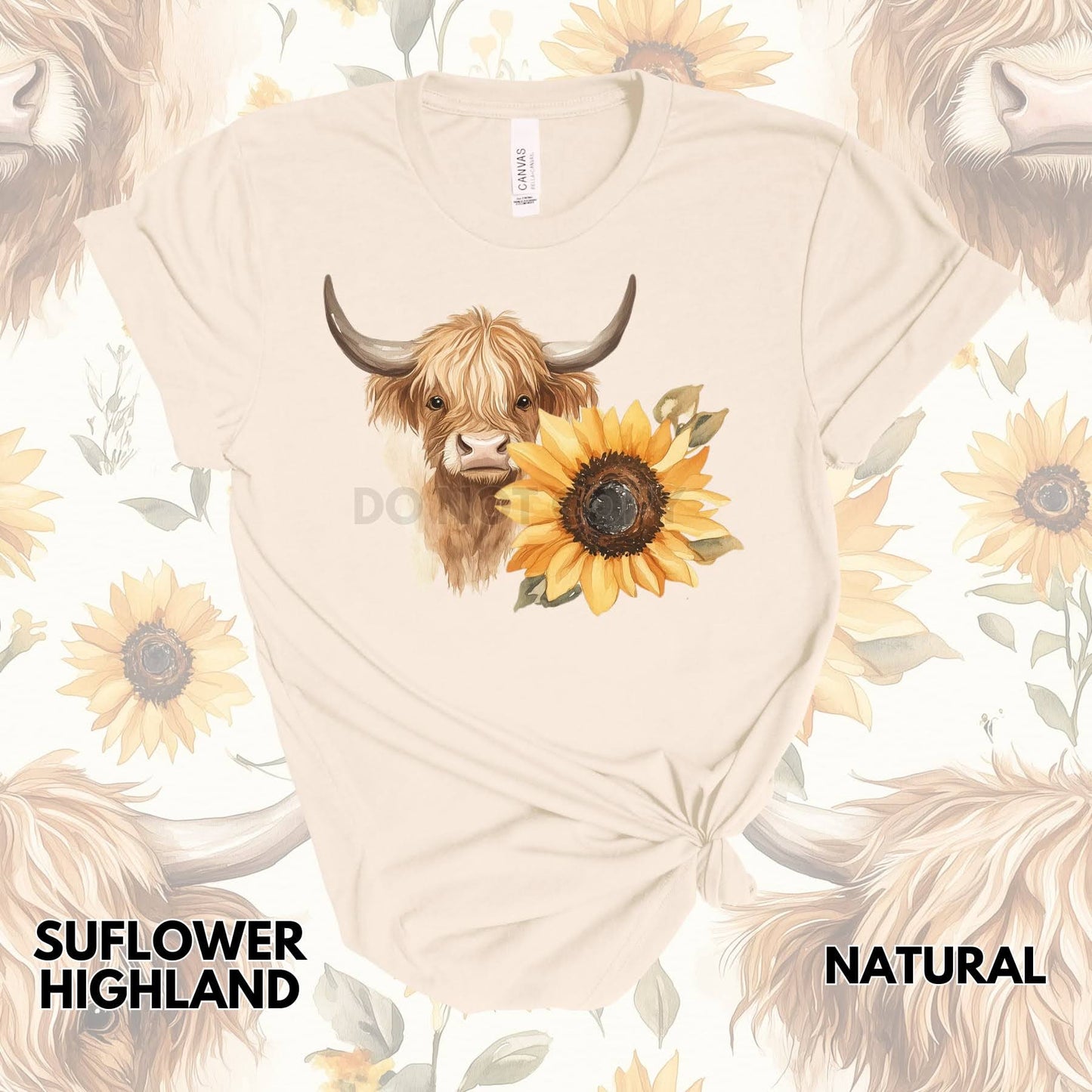 Sunflower Highland Tee B274 Preorder Closing 12-7
