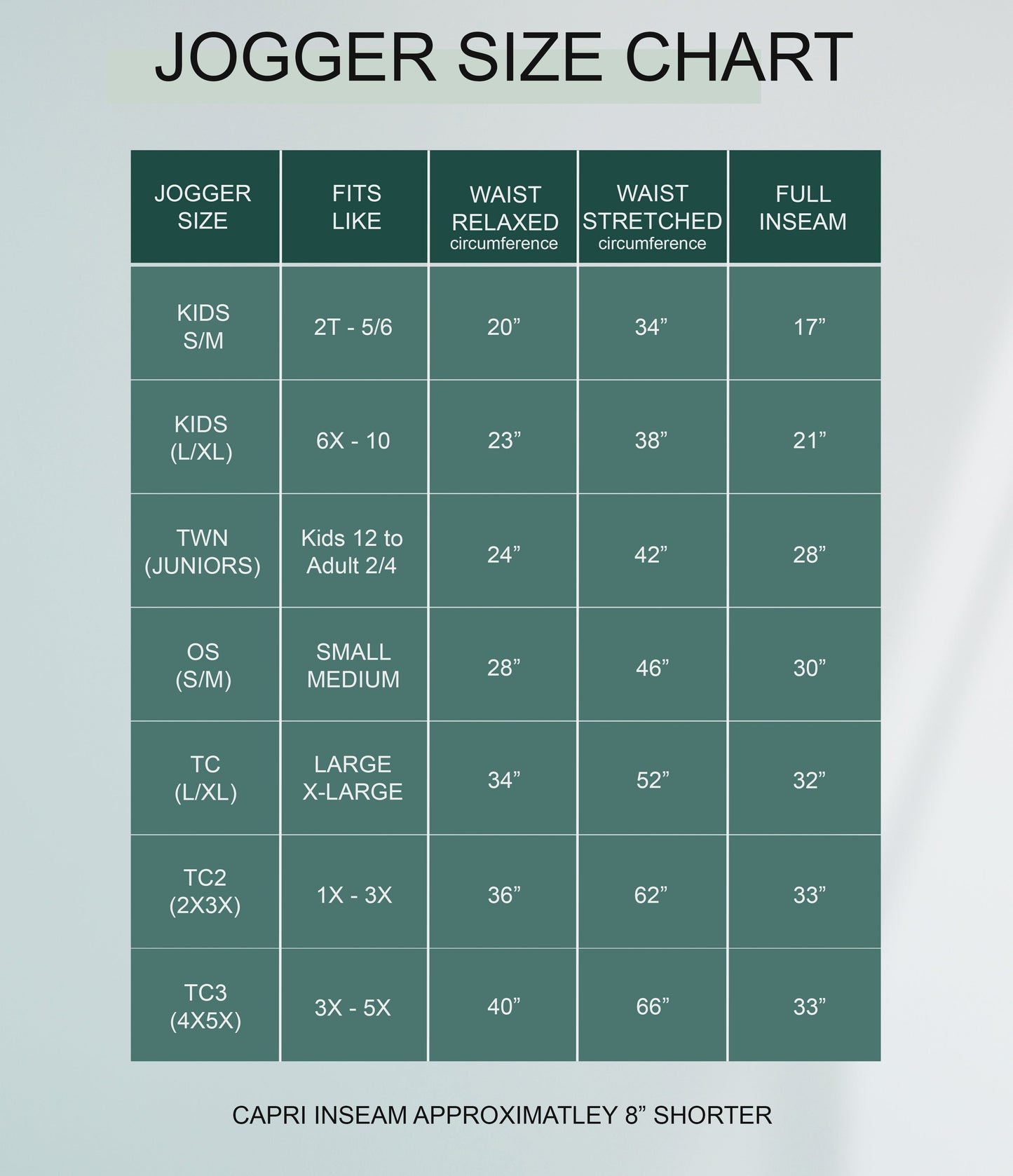 B270 - Preorder Enchanted Lagoon Joggers (Closes 1/18. ETA early April)