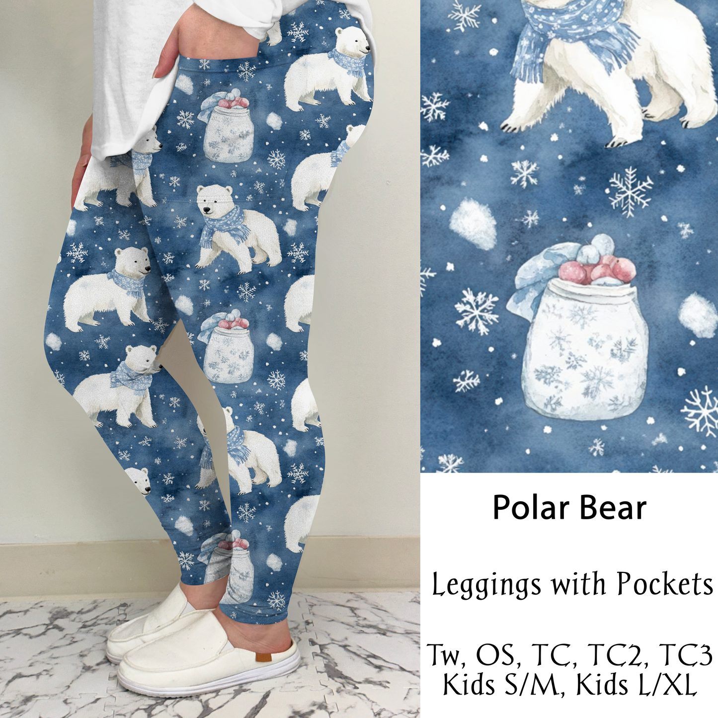 Polar Bear Leggings & Joggers w/ Pockets | Run ends 9/12 @ midnight EST | ETA 41 Days