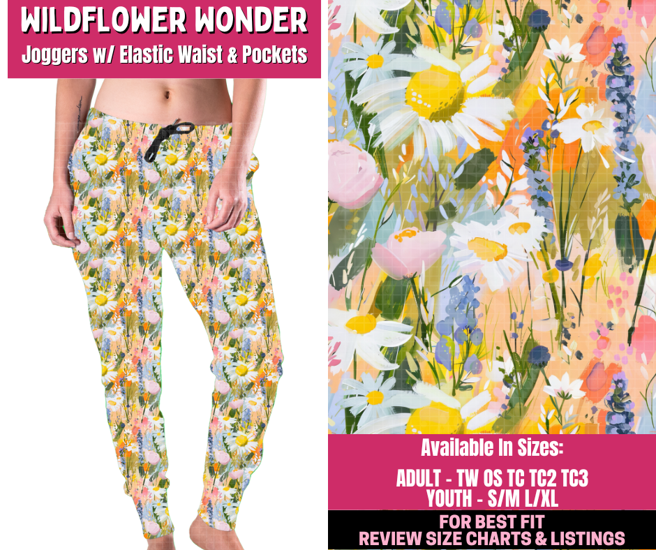 Preorder! Closes 12/31. ETA March. Wildflower Wonder Joggers