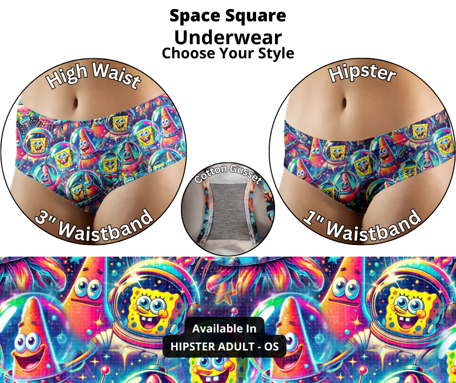 Space Square Underwear