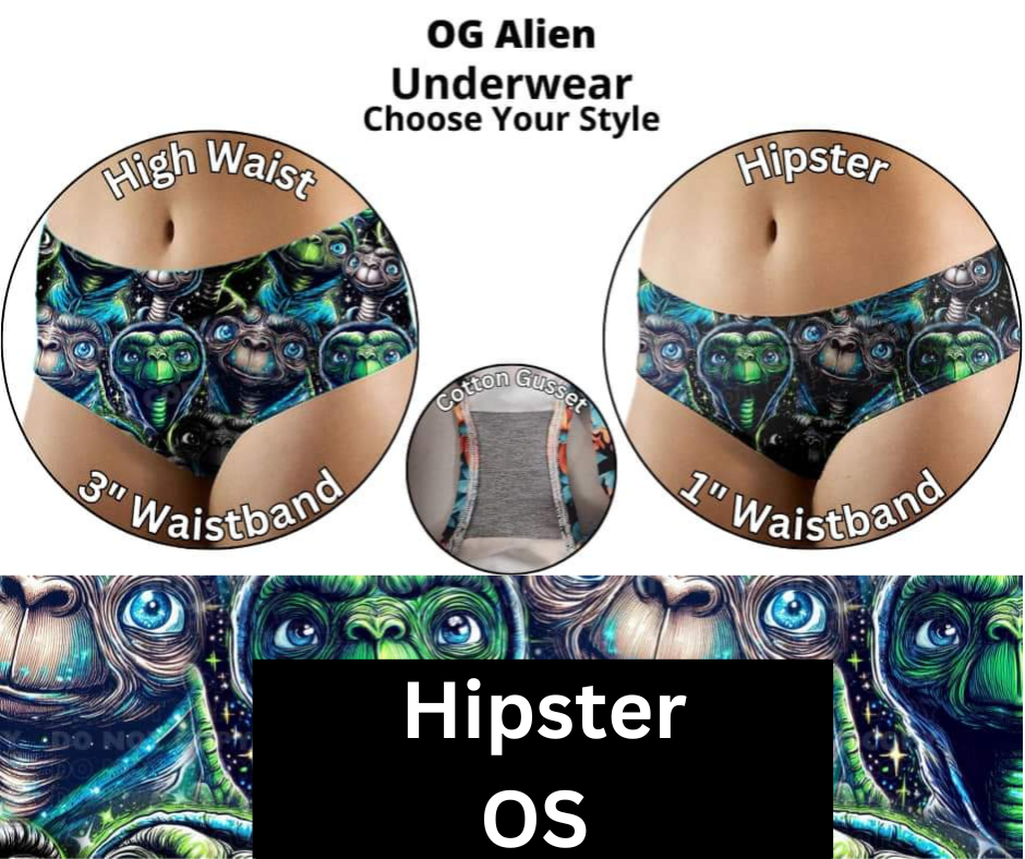 OG Alien Hipster & High Waist Underwear
