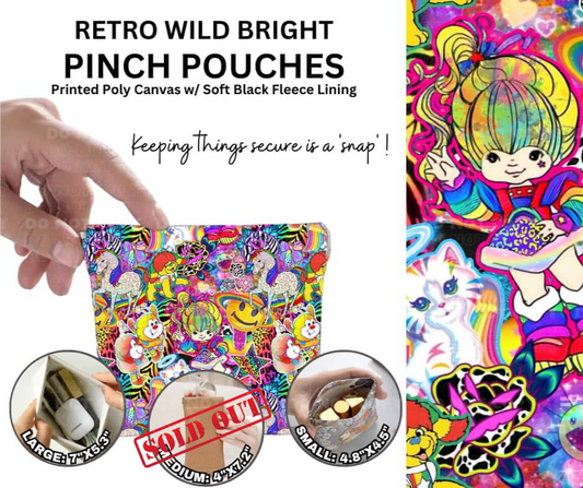 Retro Wild Bright Pinch Pouches - Alonna's Legging Land
