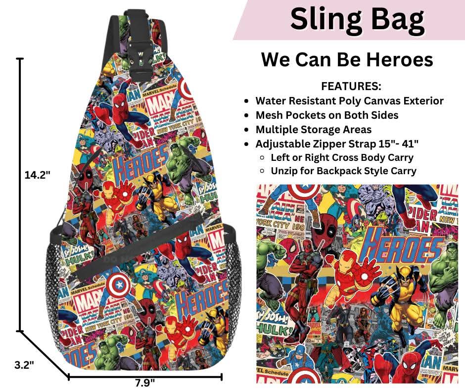 We Can Be Heroes Sling Bag