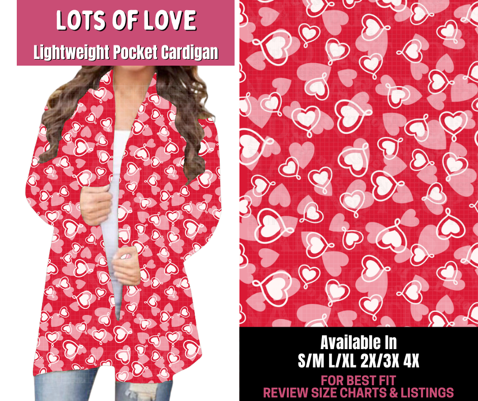 Preorder! Closes 11/10. ETA Jan. Lots Of Love Pocket Cardigan