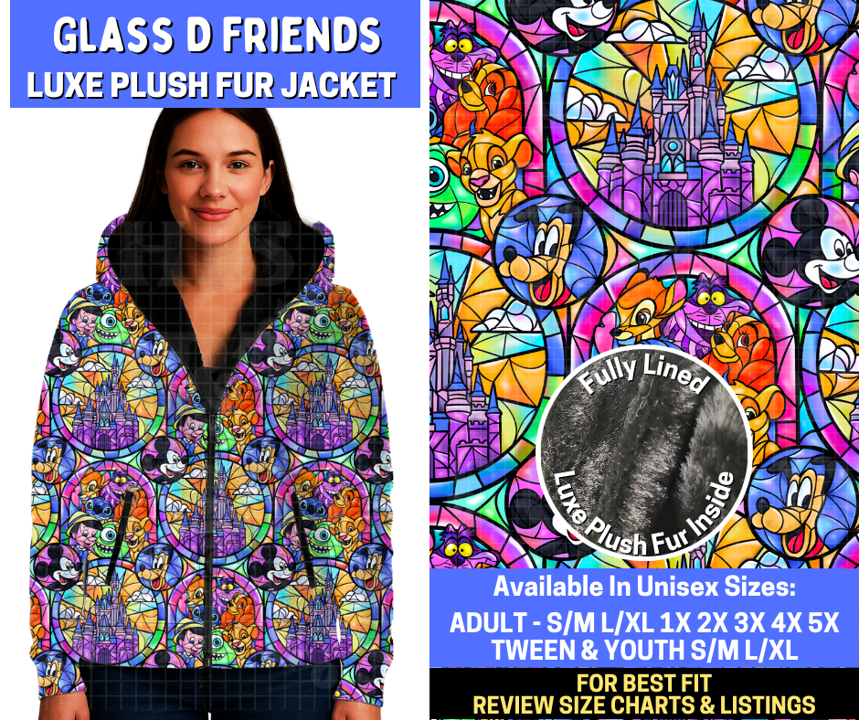 Preorder! Closes 10/20. ETA Jan. Glass D Friends Luxe Fur Jacket