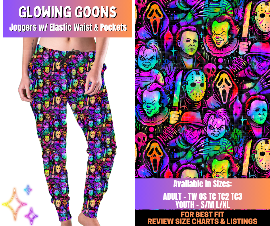 Preorder! Closes 12/10. ETA March. Glowing Goons Joggers