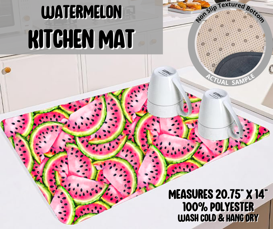 Preorder! Closes 4/20. ETA July. Watermelon Kitchen Mat