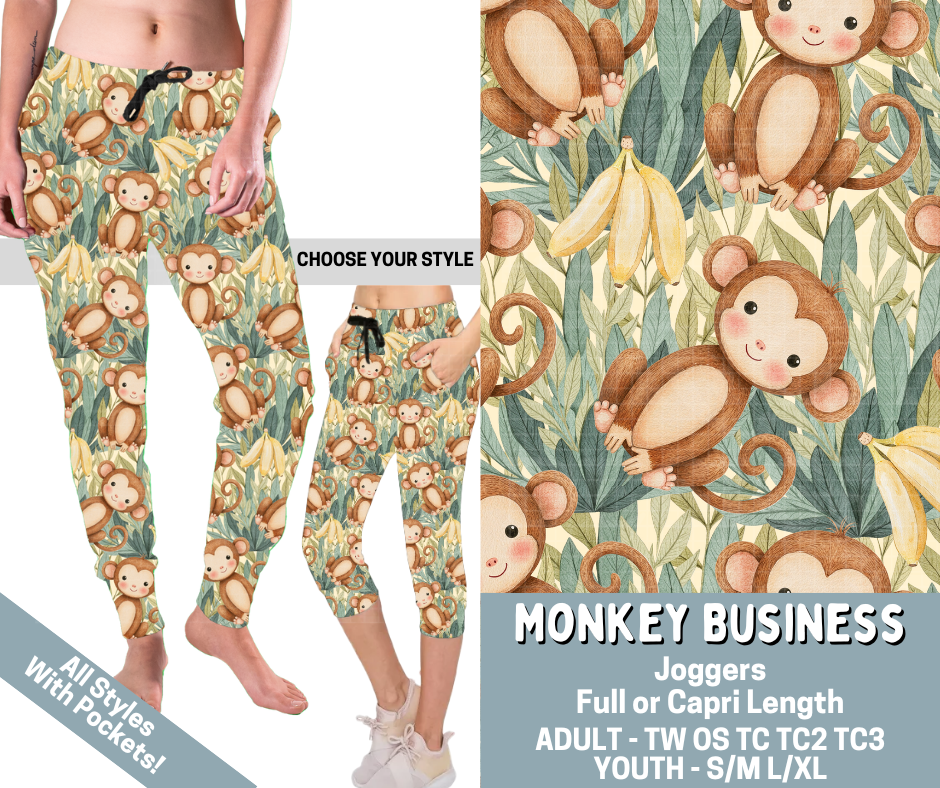 Preorder! Closes 3/4. ETA June. Monkey Business Combo Jogger Lengths