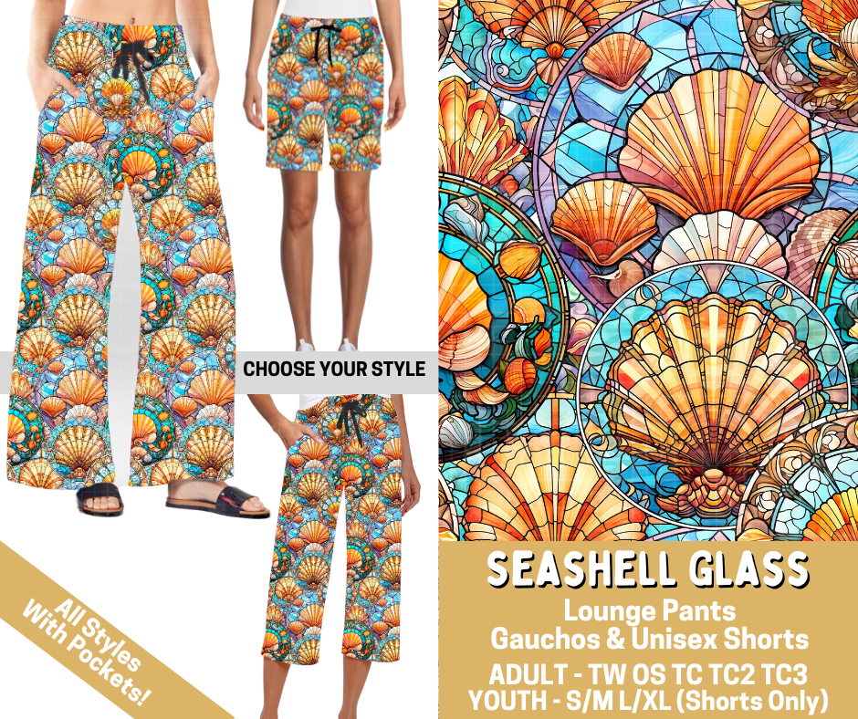 Preorder! Closes 2/26. ETA May. Seashell Glass Combo Lounge Lengths - Alonna's Legging Land