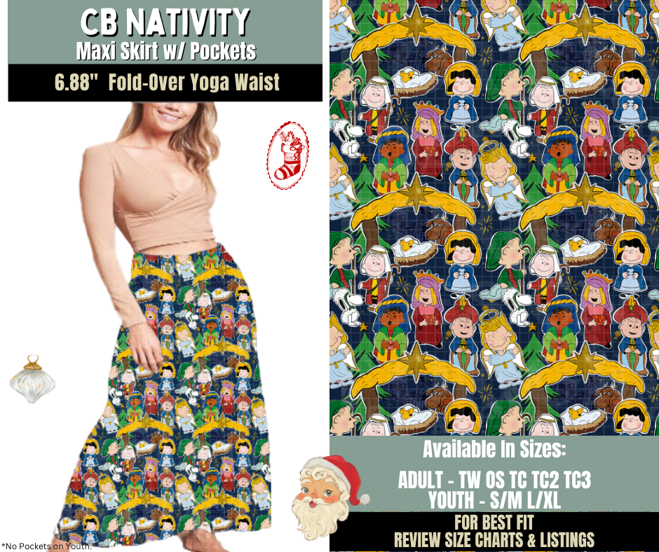 Preorder! Closes 9/15. ETA Dec. CB Nativity Maxi Skirt