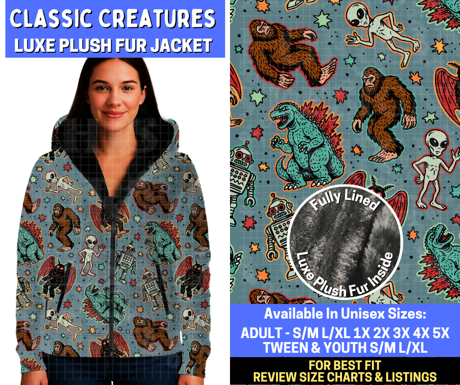 Preorder! Closes 10/20. ETA Jan. Classic Creatures Luxe Fur Jacket