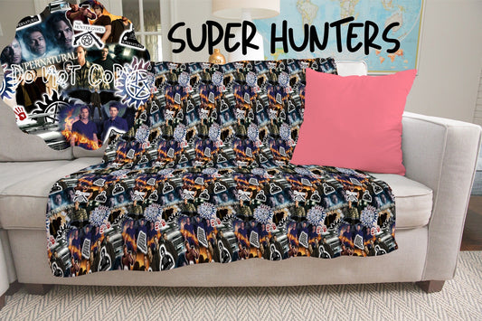 SUPER HUNTERS- GIANT SHAREABLE THROW BLANKETS