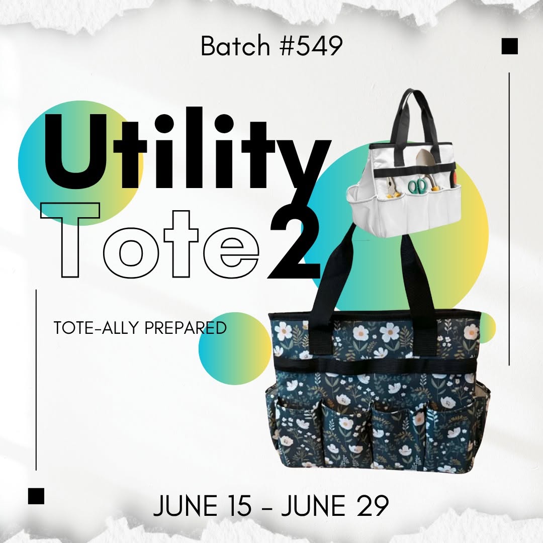 Batch #549 - Utility Tote 2 - Closes 6/29 - ETA late August