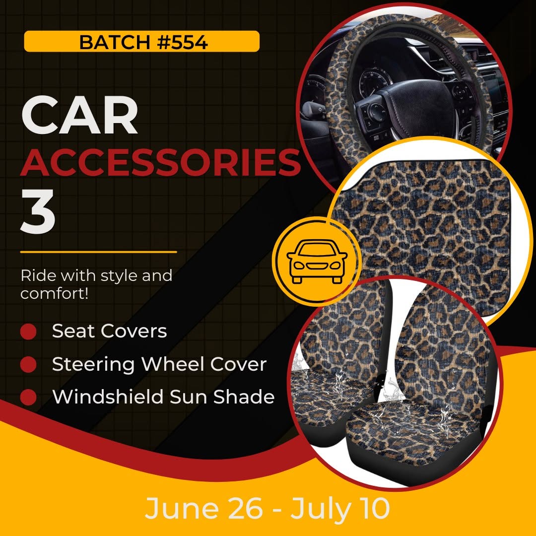 Batch #554 - Car Accessories 3 - Closes 7/10 - ETA early/mid Sept