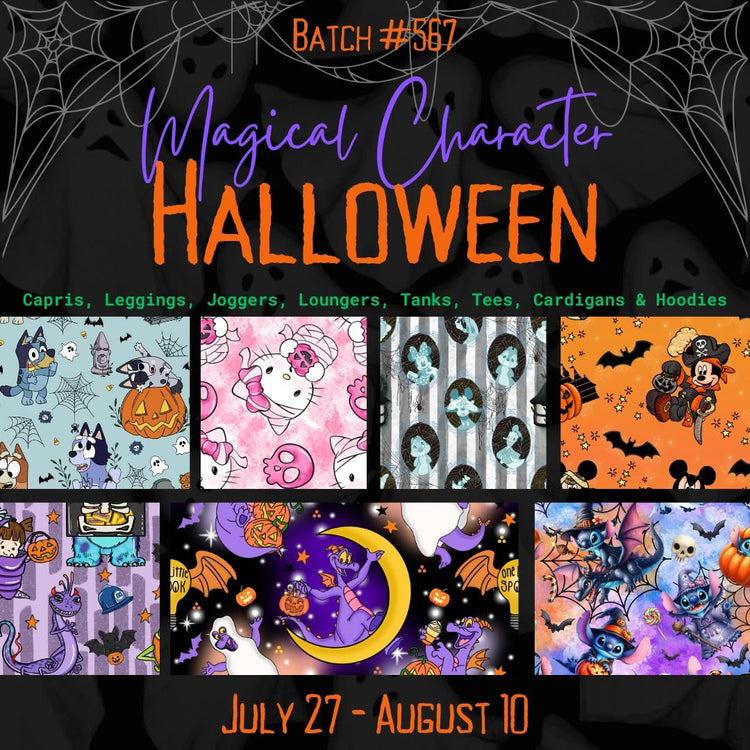Batch #567 - Magical Character Halloween - Closes 8/10