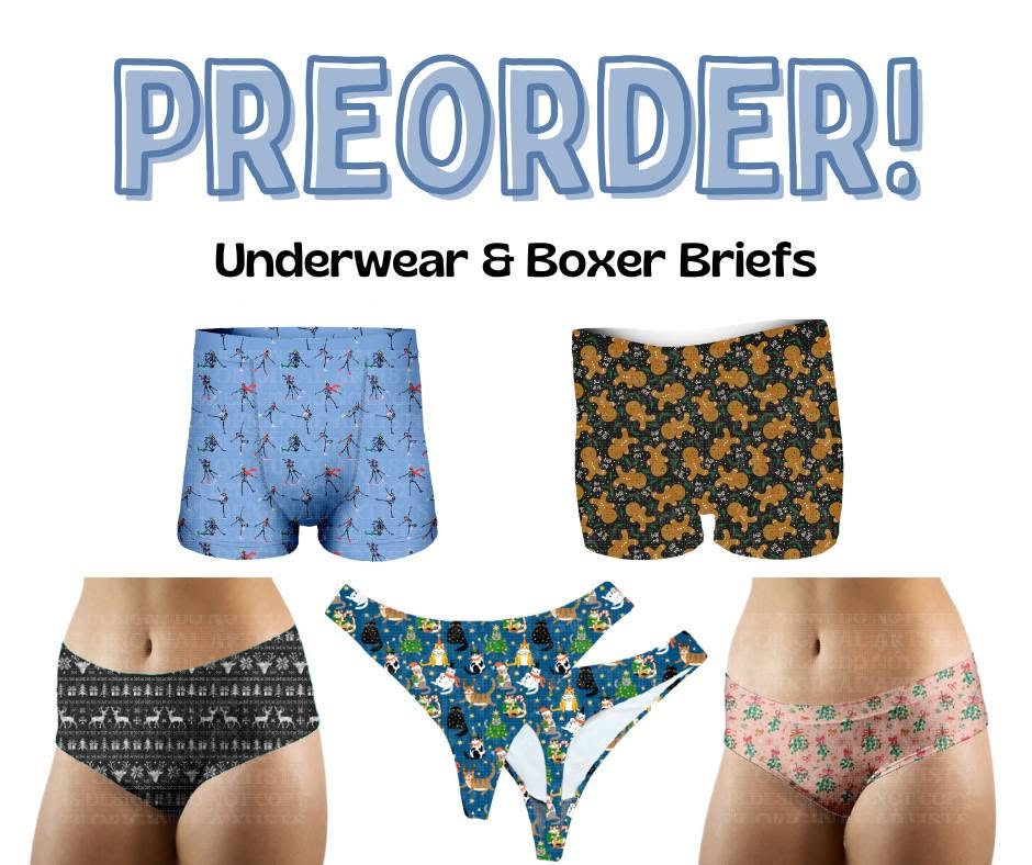 Underwear Preorder - Run 511 ~ Closes 8/26
