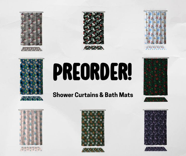 Run 514 ~ Closes 9/2 Shower Curtain & Bath Mat