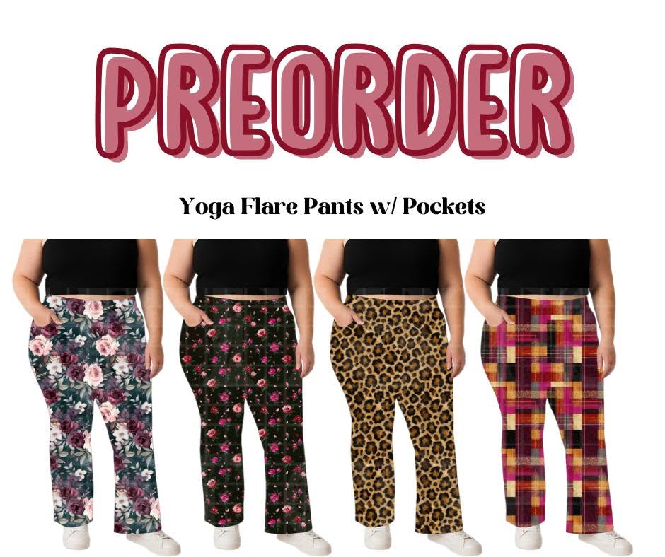 Run 525 ~ Closes 9/28 Yoga Flare Pants