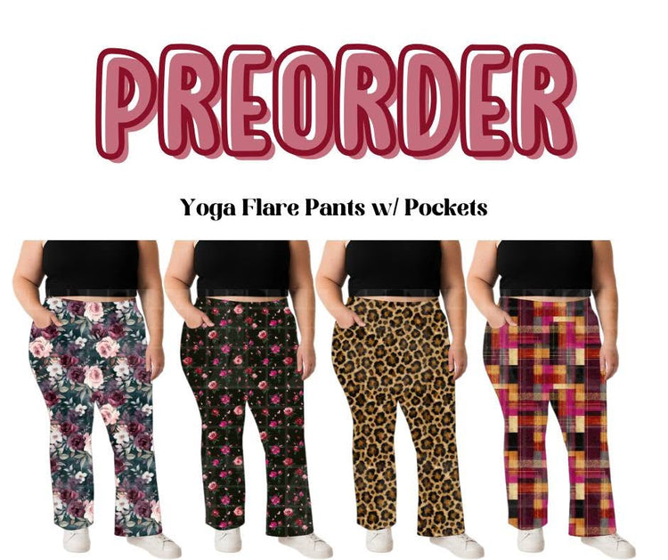 Run 525 ~ Closes 9/28 Yoga Flare Pants