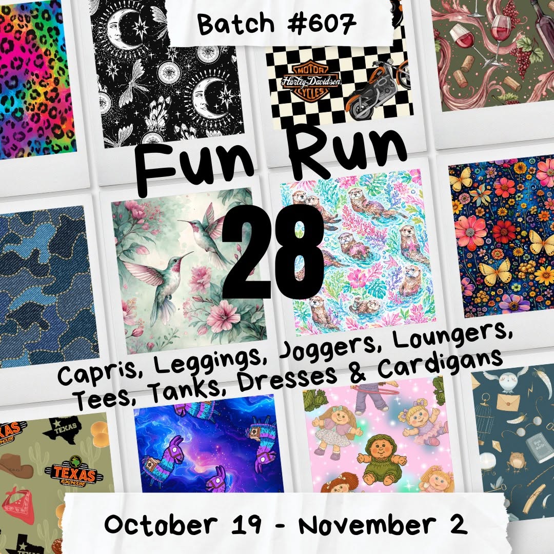Batch #607 - Fun Run 29 - Closes 11/2 - ETA early Jan