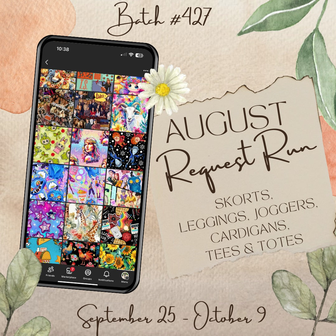 Batch #427 - August Request Run - Closes 10-9 - ETA late Nov