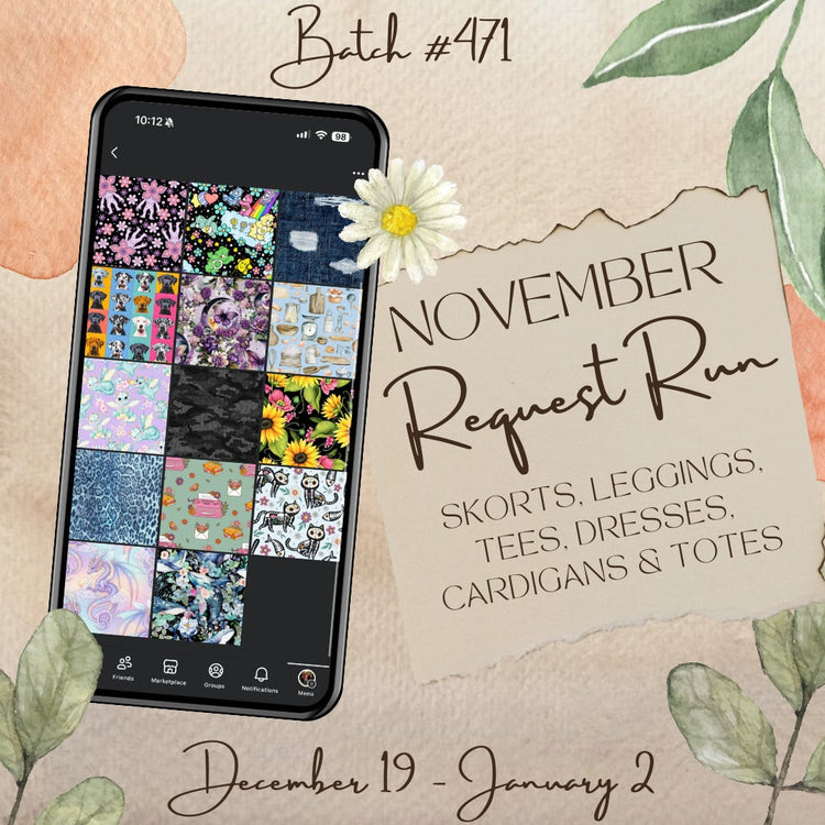 Batch #471 - November Request Run Preorder - Closes 1-2 - ETA late Feb