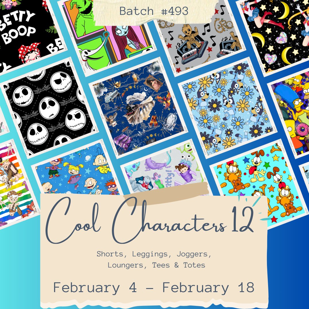 Batch #493 - Cool Characters 12 - Closes 2-18 - ETA mid April