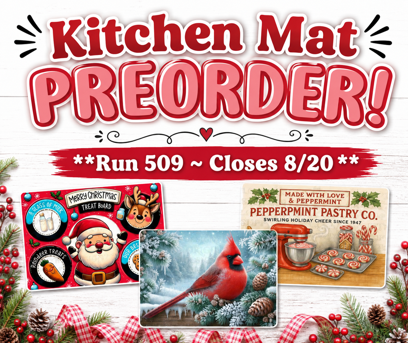 Kitchen Mat Preorder Closing 8/20