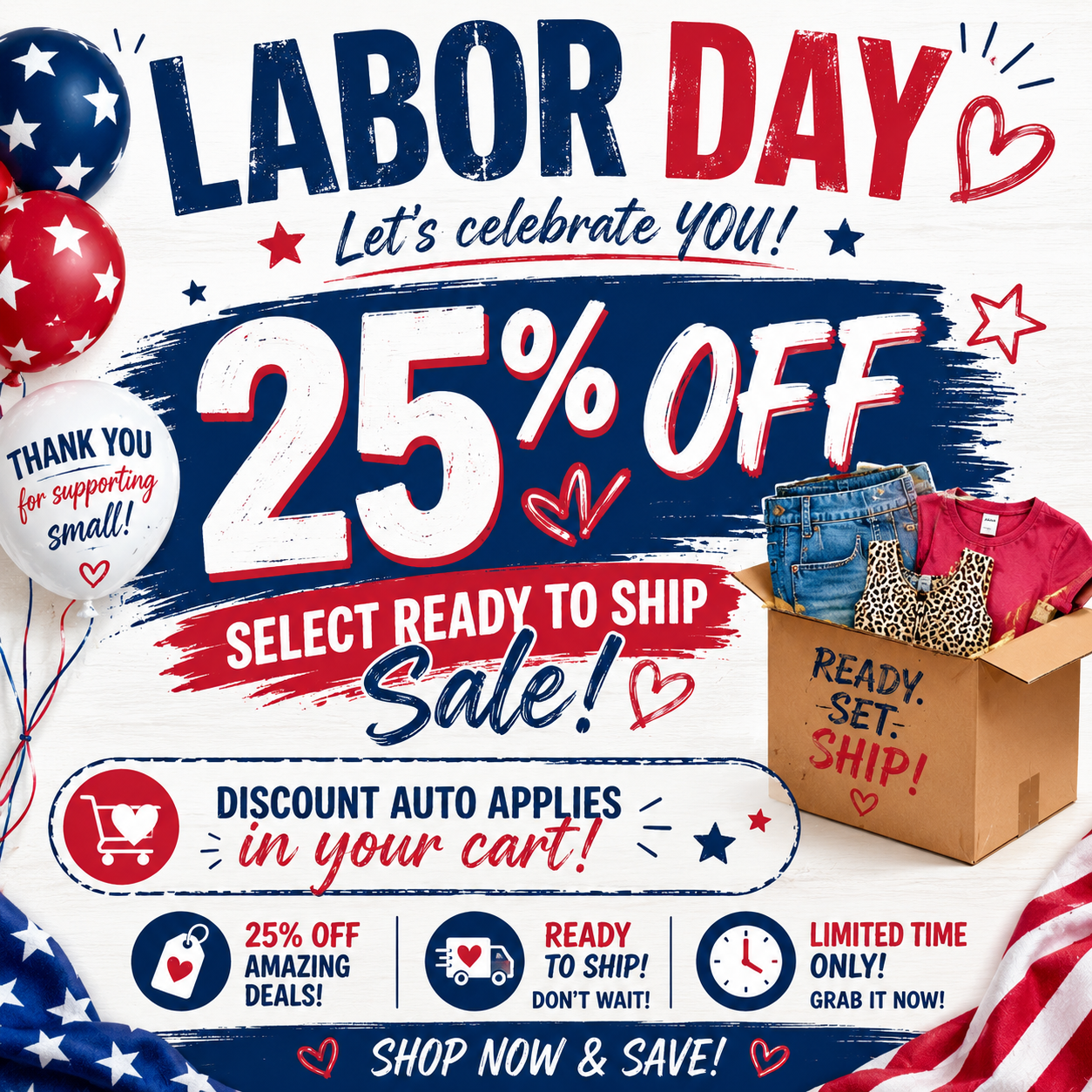 Labor Day Sale - 25% Off